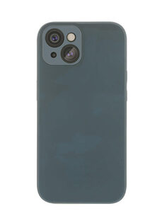 Чехол-накладка VLP Glaze Case для iPhone 15, полиуретан, синий