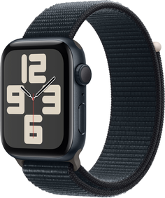 Apple Watch SE 2023 GPS (корпус - темная ночь, 44mm ремешок Sport Loop темная ночь)