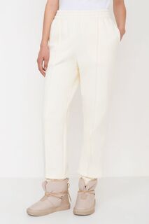 Купить белые женские штаны с манжетами в интернет-магазине