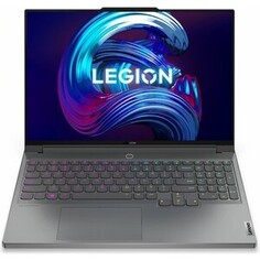 Ноутбук Lenovo Legion 7 16IAX7 16 2560x1600, Core i7-12800HX, 16Гб, SSD 1Тб, RTX 3070 Ti 8Гб, без ОС, Storm Grey, 2.53 кг 82TD008BRM
