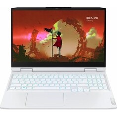 Ноутбук Lenovo IdeaPad Gaming 3 15ARH7 15.6 FHD Ryzen 7 6800H, 16Гб, SSD 512Гб, RTX 3050 Ti 4Гб, без ОС, белый, 2.315 кг 82SB00C7RM