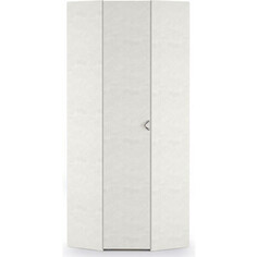 Шкаф для одежды угловой Моби Амели 13.131 шелковый камень (универсальная дверь) Mobi