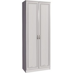 Шкаф для одежды 2-х дверный Арника Melania 02 рамух белый