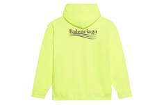 Толстовка Balenciaga Campaign с логотипом, зеленый