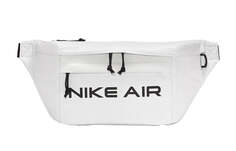 Поясная сумка унисекс Nike, серый / белый
