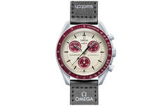 Часы Swatch x Omega Bioceramic Moonswatch Mission to Pluto, серый Salomon