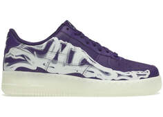 Кроссовки Nike Air Force 1 Low 07 QS Purple Skeleton Halloween (2021)