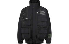 Куртка-бомбер EVISU с несколькими карманами, черный