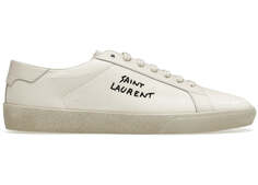 Кроссовки мужские Saint Laurent Court Classic SL/06 Low-Top, кремовый