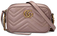 Сумка Gucci GG Marmont Matelasse Mini для фотоаппарата, розовый