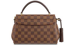 Сумка Louis Vuitton Croisette Damier Ebene, коричневый