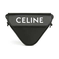 Сумка Celine Triangle Print, черная