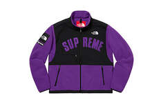 Куртка Supreme x The North Face с принтом, фиолетовый