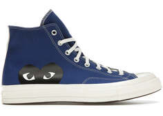 Кеды Converse Chuck Taylor All-Star 70 Hi Comme des Garcons, синий/черный/белый