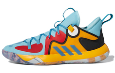 Кроссовки мужские баскетбольные Adidas Harden Stepback 2 Avatar, синий / желтый