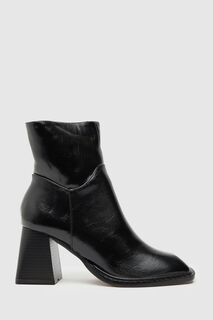 Черные туфли Bailey на блочном каблуке с квадратным носком Schuh, черный