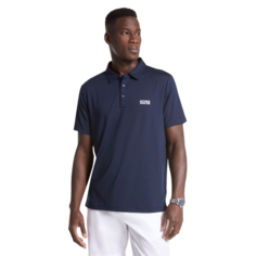 Футболка поло Michael Kors Golf Logo Stretch Jersey, темно-синий