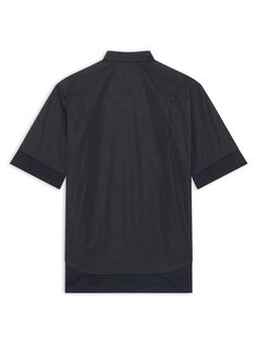 Многослойная рубашка BB со значком Balenciaga, черный