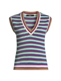 Полосатый свитер Bosh Weekend Max Mara, разноцветный