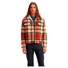 Куртка Levi´s Plaid Type III Sherpa Denim, бежевый Levis