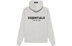 Пуловер Fear Of God Essentials с капюшоном и аппликацией логотипа Светлый оттенок Heather Oatmeal