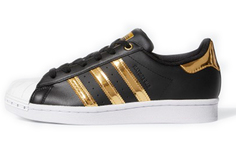 Adidas originals Superstar Черные туфли с металлическим носком