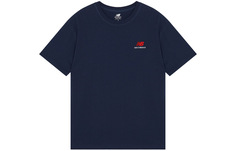 Вязаная футболка унисекс с круглым вырезом New Balance с логотипом Bandhnu, синяя