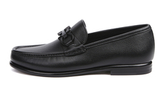 Кожаные туфли Ferragamo Crown Series, черные