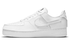 Nike Air Force 1/1 Low Triple White со съемной липучкой и отрывом, музыка, унисекс, белый