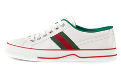 Кроссовки GUCCI Wmns Tennis 1977 Белый/Зеленый/Красный