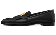 HERMES Royal Loafer Лоферы Черная женская повседневная обувь