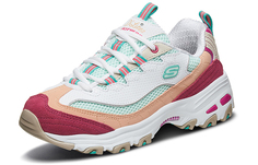 Skechers D&apos;lites 2.0 Chance GS Женские туфли для папы Белый/Зеленый/Розовый