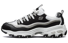 Skechers D&apos;Lites — новые женские туфли для папы в стиле ретро, черный, белый цвет