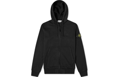 Stone Island Мужская куртка с капюшоном черная