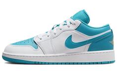 Jordan 1 Low Aquatone (GS) Синий/Белый