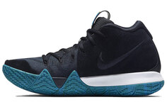 Мужские баскетбольные кроссовки Nike Kyrie 4 Dark Obsidian, черный, синий