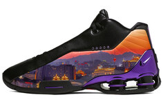 Баскетбольные кроссовки унисекс Nike shox bb4 Черный/Пурпурный/Красный
