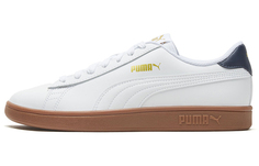 Туфли для скейтбординга Puma Smash унисекс Белый/Пухт/Золотой/Жевательная резинка