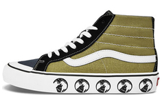Туфли для скейтбординга унисекс Vans SK8 HI Черный/Зеленый