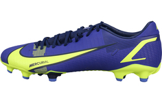 Футбольные бутсы Nike Mercurial Vapor 14 Academy FG/MG синие