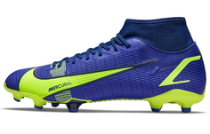 Низкие футбольные бутсы Nike Superfly 8 Academy FG/MG синие