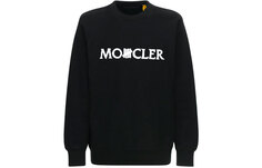 Moncler x UNDEFEATED Genius Толстовка с круглым вырезом и принтом логотипа M Черный