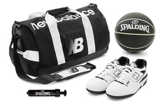 Баскетбольные кроссовки New Balance 550 черный/белый