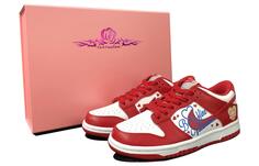 Nike Dunk Low WMNS Валентина красный/белый