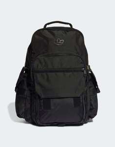 Черный рюкзак с боковыми карманами adidas Originals adicolor