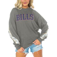 Футболка с длинным рукавом Gameday Couture Buffalo Bills, серый