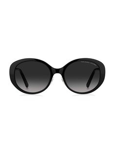 Овальные солнцезащитные очки с градиентом 54 мм Marc Jacobs, черный