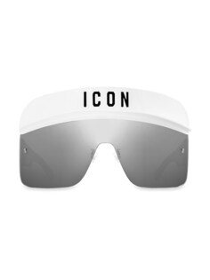Солнцезащитные очки Icon Shield 99MM Dsquared2, белый