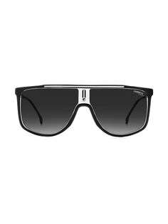 Солнцезащитные очки прямоугольной формы 61 мм с градиентом Carrera, черный