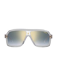 Солнцезащитные очки прямоугольной формы с градиентом 62 мм Carrera, серый
